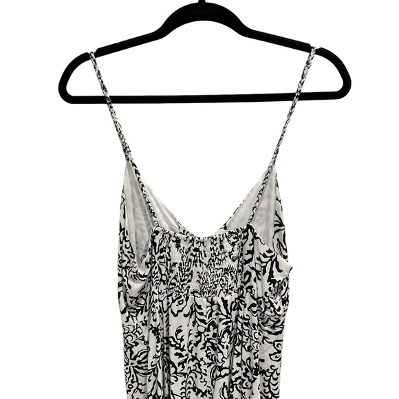 NWT Zara MIDI LINGERIE STYLE PRINT DRESS Size- LARGE - Picture 5 of 11
